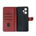 Чохол-книжка Leather Folio New для Xiaomi Redmi Note 12 Turbo / Poco F5 (магнітна застібка)- червоний