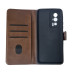 Чохол-книжка Leather Folio New для Xiaomi Poco F5 Pro (магнітна застібка)- коричневий