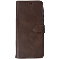 Чохол-книжка Leather Folio New для Xiaomi Redmi Note 11 Pro 4G / 5G / Redmi Note 12 Pro 4G / Note 11E Pro (магнітна застібка)- коричневий