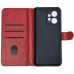 Чохол-книжка Leather Folio New для Xiaomi Redmi Note 12 4G (магнітна застібка)- червоний