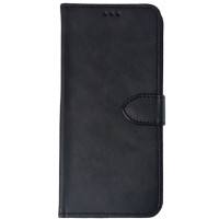 Чохол-книжка Leather Folio New для Xiaomi Redmi Note 12 5G/ Poco X5 5G (магнітна застібка)- чорний
