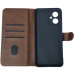 Чохол-книжка Leather Folio New для Xiaomi Redmi Note 12 5G/ Poco X5 5G (магнітна застібка)- коричневий