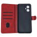 Чохол-книжка Leather Folio New для Xiaomi Redmi Note 12 5G/ Poco X5 5G (магнітна застібка)- червоний