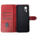 Чохол-книжка Leather Folio New для Xiaomi Redmi Note 12s (магнітна застібка)- червоний