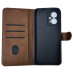 Чохол-книжка Leather Folio New для Xiaomi Redmi Note 12T Pro (магнітна застібка)- коричневий