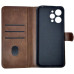 Чохол-книжка Leather Folio New для Xiaomi Redmi Note 12R (магнітна застібка)- коричневий