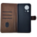 Чохол-книжка Leather Folio New для Xiaomi 13 Lite (магнітна застібка)- коричневий