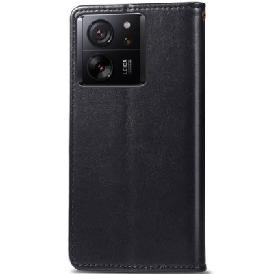 Чохол-книжка GETMAN Gallant шкіряний для Xiaomi 13T / 13T Pro- чорний Чохол-книжка GETMAN Gallant шкіряний для Xiaomi 13T / 13T Pro- чорний