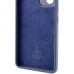 Накладка (з мікрофіброю) Silicone Cover Lakshmi (AAA) для Samsung S21 FE- темно-синій