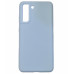 Накладка (з мікрофіброю) Silicone Cover Lakshmi (AAA) для Samsung S21 FE- солодкий синій