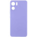 Накладка (з мікрофіброю) Silicone Cover Lakshmi Full Camera (AAA) для Motorola Edge 40- бузковий