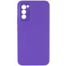 Накладка (з мікрофіброю) Silicone Cover Lakshmi Full Camera (AAA) для Samsung A14 4G/5G- аметист