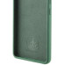 Накладка (з мікрофіброю) Silicone Cover Lakshmi Full Camera (AAA) для Samsung S20 FE- зелений