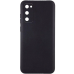 Накладка (з мікрофіброю) Silicone Cover Lakshmi Full Camera (AAA) для Samsung S20 FE- чорний
