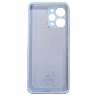 Накладка (з мікрофіброю) Silicone Cover Lakshmi Full Camera (AAA) для Xiaomi Redmi 12 / Poco M6 Pro 5G- солодкий синій