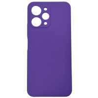 Накладка (з мікрофіброю) Silicone Cover Lakshmi Full Camera (AAA) для Xiaomi Redmi 12 / Poco M6 Pro 5G- аметист
