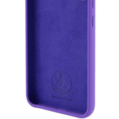 Накладка (з мікрофіброю) Silicone Cover Lakshmi Full Camera (AAA) для Xiaomi Redmi 12 / Poco M6 Pro 5G- аметист