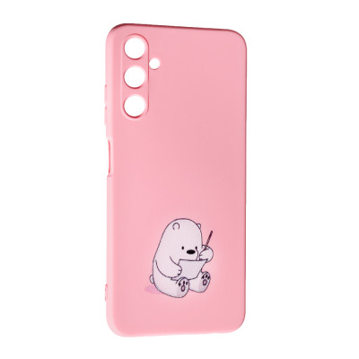 Накладка (з мікрофіброю) Case Art для Samsung A05s / A057- Bear Накладка (з мікрофіброю) Case Art для Samsung A05s / A057- Bear