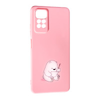 Накладка (з мікрофіброю) Case Art для Xiaomi Redmi Note 11 4G / Note 11S- Bear