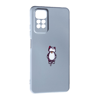 Накладка (з мікрофіброю) Case Art для Xiaomi Redmi Note 11 4G / Note 11S- Cat Накладка (з мікрофіброю) Case Art для Xiaomi Redmi Note 11 4G / Note 11S- Cat