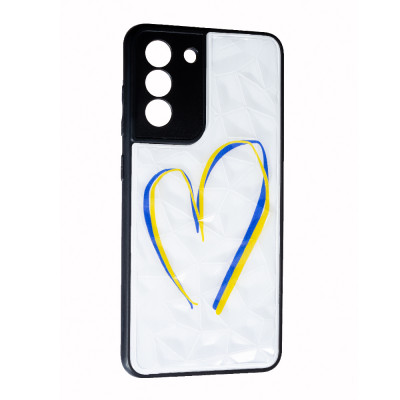 Накладка Prisma UA для Samsung S21 FE- Ukrainian heart