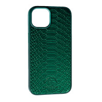 Накладка Santa Barbara Snake для iPhone 13- темно-зелений Накладка Santa Barbara Snake для iPhone 13- темно-зелений