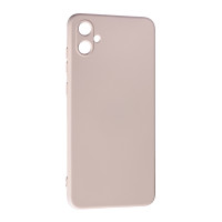 Накладка (з мікрофіброю) Silk SMTT для Samsung A05 / A055 (тех.упак.)- рожевий пісок