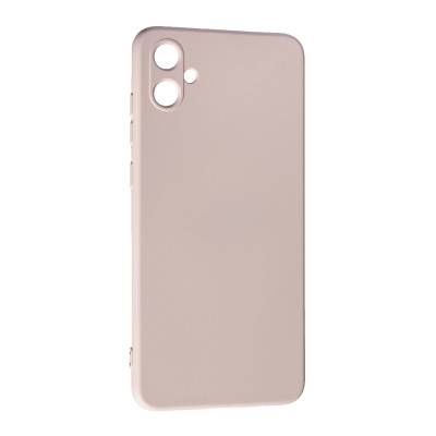Накладка (з мікрофіброю) Silk SMTT для Samsung A05 / A055 (тех.упак.)- рожевий пісок