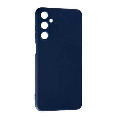 Накладка (з мікрофіброю) Silk SMTT для Samsung A05s / A057 (тех.упак.)- темно-синій