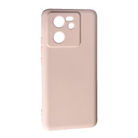 Накладка (з мікрофіброю) Silk SMTT для Xiaomi 13T / 13T Pro (тех.упак.)- рожевий пісок