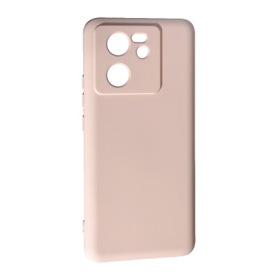Накладка (з мікрофіброю) Silk SMTT для Xiaomi 13T / 13T Pro (тех.упак.)- рожевий пісок