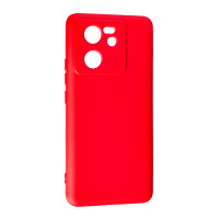 Накладка (з мікрофіброю) Silk SMTT для Xiaomi 13T / 13T Pro (тех.упак.)- червоний