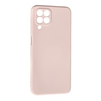 Накладка (з мікрофіброю) Silk SMTT для Samsung M53- рожевий пісок
