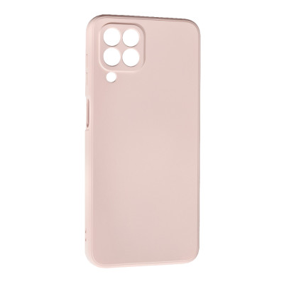 Накладка (з мікрофіброю) Silk SMTT для Samsung M53- рожевий пісок
