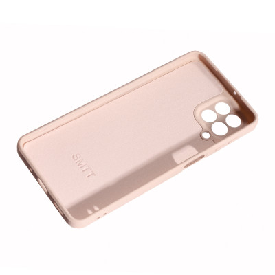 Накладка (з мікрофіброю) Silk SMTT для Samsung M53- рожевий пісок