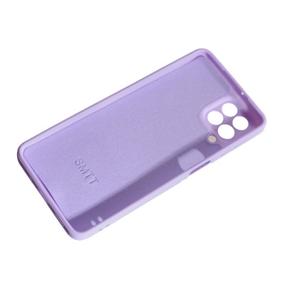 Накладка (з мікрофіброю) Silk SMTT для Samsung M53- бузковий