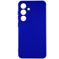 Накладка (з мікрофіброю) Silicone Cover Lakshmi Full Camera для Samsung A14 4G/5G- ультра-синій