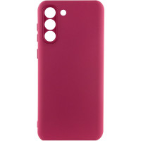 Накладка (з мікрофіброю) Silicone Cover Lakshmi Full Camera для Samsung S23 Plus- марсала
