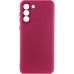 Накладка (з мікрофіброю) Silicone Cover Lakshmi Full Camera для Samsung S23 Plus- марсала
