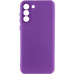 Накладка (з мікрофіброю) Silicone Cover Lakshmi Full Camera для Samsung S24 / Samsung S25- фіолетовий