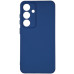 Накладка (з мікрофіброю) Silicone Cover Lakshmi Full Camera для Samsung S24 / Samsung S25- синій