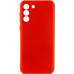 Накладка (з мікрофіброю) Silicone Cover Lakshmi Full Camera для Samsung S24 / Samsung S25- червоний