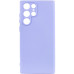 Накладка (з мікрофіброю) Silicone Cover Lakshmi Full Camera для Samsung S24 Ultra- бузковий