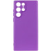 Накладка (з мікрофіброю) Silicone Cover Lakshmi Full Camera для Samsung S24 Ultra- фіолетовий