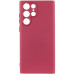 Накладка (з мікрофіброю) Silicone Cover Lakshmi Full Camera для Samsung S24 Ultra- марсала