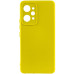 Накладка (з мікрофіброю) Silicone Cover Lakshmi Full Camera для Xiaomi Redmi 12 / Poco M6 Pro 5G- жовтий