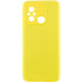 Накладка (з мікрофіброю) Silicone Cover Lakshmi Full Camera для Xiaomi Redmi 12C / Poco C55- жовтий