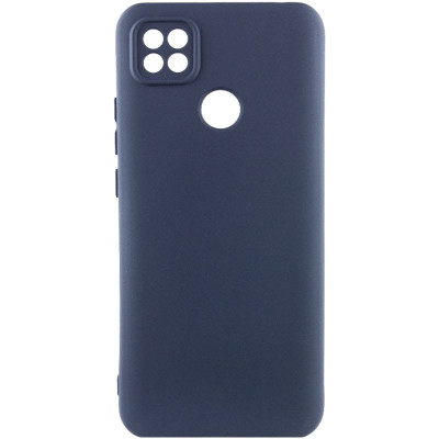 Накладка (з мікрофіброю) Silicone Cover Lakshmi Full Camera для Xiaomi Redmi 9C / 10A- чорний
