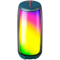 Bluetooth колонка Hopestar P49 Led- синій