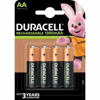 Акумулятор R6 (AA) Duracell 1300mAh зарядженні 4bl (ціна за 1шт) Акумулятор R6 (AA) Duracell 1300mAh зарядженні 4bl (ціна за 1шт)